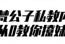 2021梵公子私教内部课泡妞教程：从0教你撩妹-泡妞教程大全视频