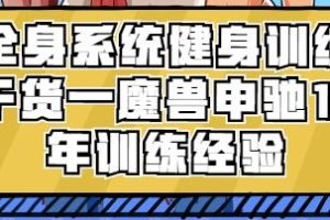 抖音百万粉丝健身教练，全身系统健身训练视频教程-一周减肥20斤的方法