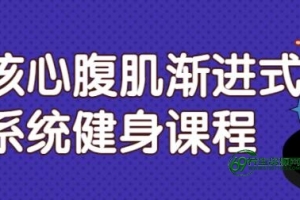 《核心腹肌》渐进式系统健身课程视频-瘦身男女